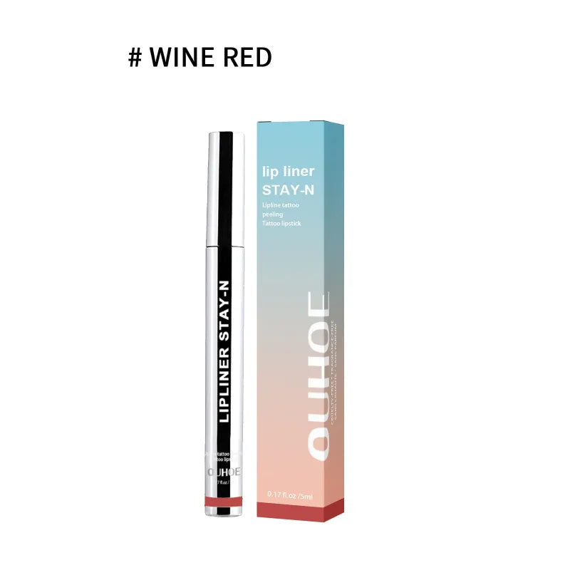 Lip Liner STAY-N - Peel-Off Lip Liner Stain Dark-Brown