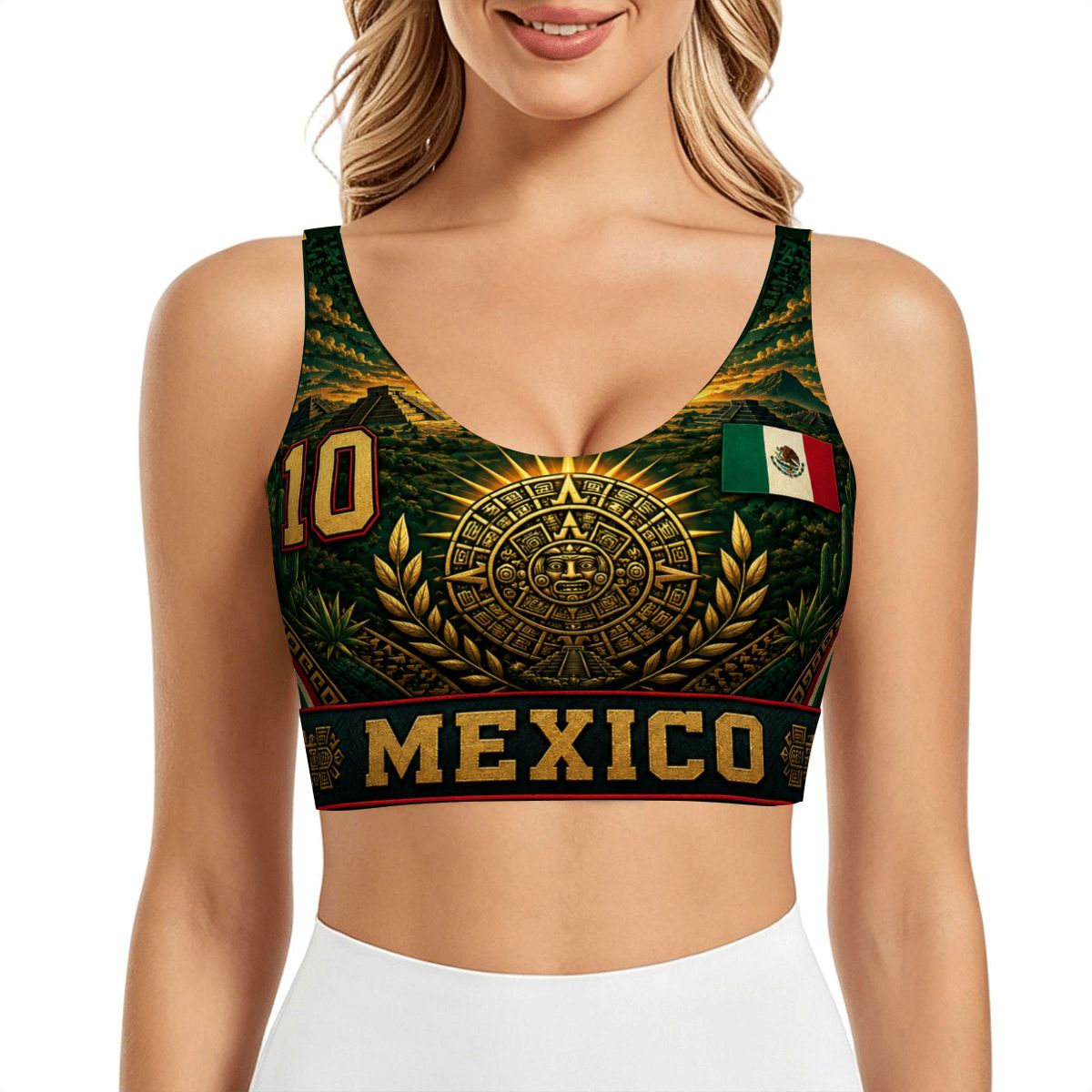 Mexico fan's Women's Sports / beach Bra