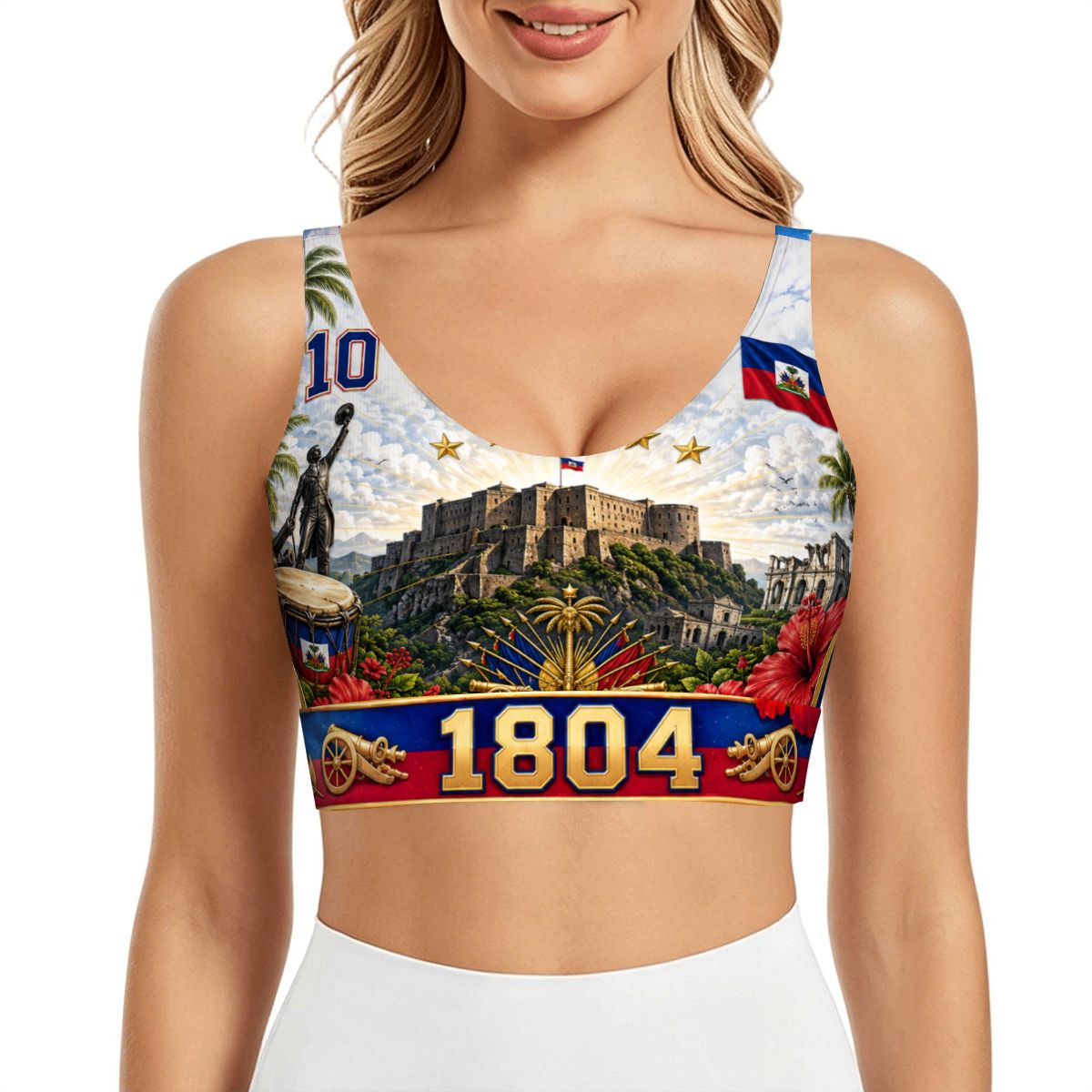 Haitian Women's Sportsn/ Beach Bra