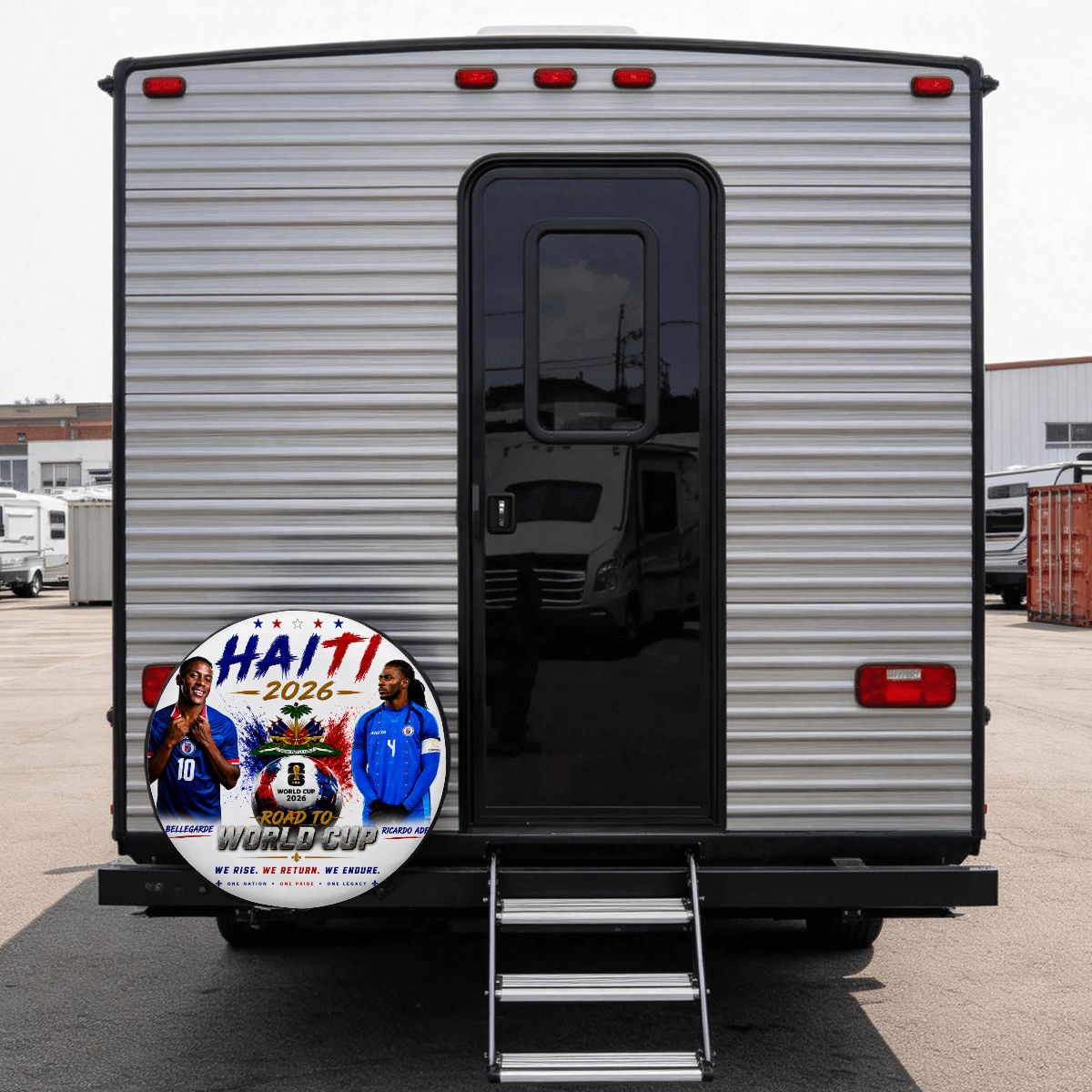 🇭🇹 Road to World Cup 2026 Spare Tire Cover , Bellegarde & Ricardo Ade Edition